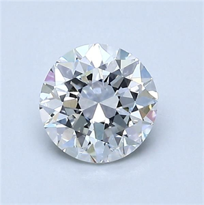 Foto Diamante Natural 0.90 quilates, Redondo , Color H, claridad SI1 y certificado GIA de