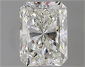 Natural Diamond 1.50 Carats, Radiant with  Cut, J Color, VS2 Clarity and Certified by GIA
