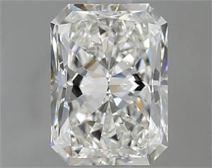 Picture of Natural Diamond 1.50 Carats, Radiant with  Cut, H Color, VS2 Clarity and Certified by GIA