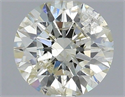 Natural Diamond 0.71 Carats, Round with Excellent Cut, K Color, I1 Clarity and Certified by IGI