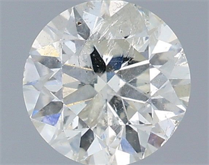 Picture of Natural Diamond 0.80 Carats, Round with Excellent Cut, J Color, I1 Clarity and Certified by IGI