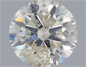 Natural Diamond 0.71 Carats, Round with Excellent Cut, K Color, I1 Clarity and Certified by IGI