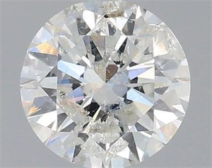 Picture of Natural Diamond 0.70 Carats, Round with Excellent Cut, I Color, I1 Clarity and Certified by IGI