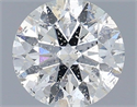 Natural Diamond 0.73 Carats, Round with Excellent Cut, G Color, I1 Clarity and Certified by IGI