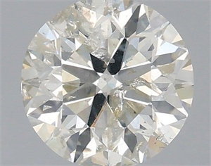 Picture of Natural Diamond 0.70 Carats, Round with Excellent Cut, J Color, I1 Clarity and Certified by IGI
