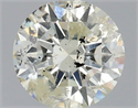 Natural Diamond 0.80 Carats, Round with Very Good Cut, I Color, I1 Clarity and Certified by IGI