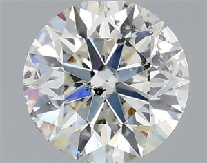 Foto Diamante Natural 0.71 quilates, Redondo , Color J, claridad I1 y certificado GIA de