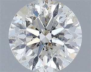 Picture of Natural Diamond 0.70 Carats, Round with Very Good Cut, G Color, I1 Clarity and Certified by IGI