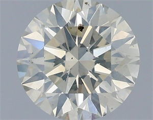 Picture of Natural Diamond 0.76 Carats, Round with Excellent Cut, L Color, I1 Clarity and Certified by IGI