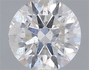 Picture of Natural Diamond 0.71 Carats, Round with Excellent Cut, H Color, I1 Clarity and Certified by IGI