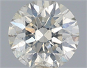 Natural Diamond 0.70 Carats, Round with Very Good Cut, K Color, I1 Clarity and Certified by IGI