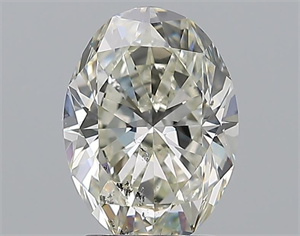 Picture of Natural Diamond 2.00 Carats, Oval with  Cut, J Color, SI2 Clarity and Certified by GIA