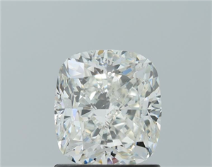 Foto Diamante Natural 1.51 quilates, Del cojín , Color H, claridad SI2 y certificado HRD de