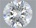 Natural Diamond 0.50 Carats, Round with Excellent Cut, G Color, VS2 Clarity and Certified by IGI