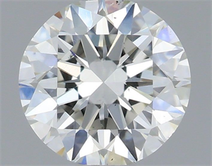 Picture of Natural Diamond 0.50 Carats, Round with Excellent Cut, G Color, VS2 Clarity and Certified by IGI