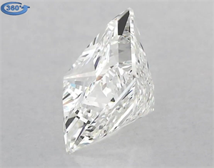 Picture of Natural Diamond 1.53 Carats, Princess with  Cut, H Color, VS1 Clarity and Certified by GIA