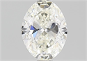 Natural Diamond 0.90 Carats, Oval with  Cut, I Color, VS1 Clarity and Certified by GIA