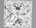 Natural Diamond 1.20 Carats, Princess with  Cut, H Color, VS1 Clarity and Certified by IGI