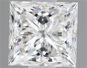 Picture of Natural Diamond 1.20 Carats, Princess with  Cut, H Color, VS1 Clarity and Certified by IGI