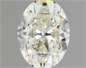 Natural Diamond 1.50 Carats, Oval with  Cut, J Color, VS1 Clarity and Certified by IGI