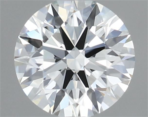 Picture of Natural Diamond 0.55 Carats, Round with Excellent Cut, J Color, IF Clarity and Certified by GIA