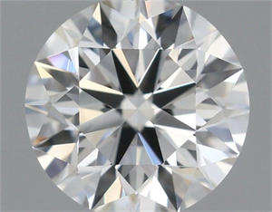 Picture of Natural Diamond 0.57 Carats, Round with Excellent Cut, J Color, IF Clarity and Certified by GIA