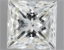 Natural Diamond 1.51 Carats, Princess with  Cut, I Color, SI1 Clarity and Certified by IGI