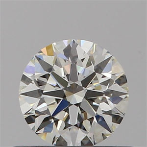 Picture of Natural Diamond 0.43 Carats, Round with Excellent Cut, J Color, VVS1 Clarity and Certified by GIA
