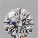 Natural Diamond 0.52 Carats, Round with Excellent Cut, E Color, VS1 Clarity and Certified by GIA