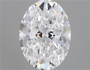 Picture of Natural Diamond 1.20 Carats, Oval with  Cut, D Color, SI2 Clarity and Certified by GIA