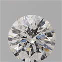 Natural Diamond 0.56 Carats, Round with Excellent Cut, I Color, I1 Clarity and Certified by GIA