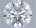 Natural Diamond 0.45 Carats, Round with Excellent Cut, G Color, SI1 Clarity and Certified by IGI