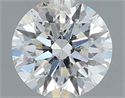 Natural Diamond 0.46 Carats, Round with Excellent Cut, G Color, SI2 Clarity and Certified by IGI