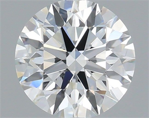 Picture of Natural Diamond 0.63 Carats, Round with Excellent Cut, H Color, VS2 Clarity and Certified by IGI