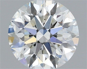 Picture of Natural Diamond 0.63 Carats, Round with Excellent Cut, H Color, VS2 Clarity and Certified by IGI