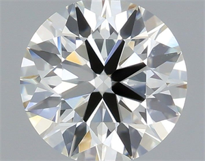 Picture of Natural Diamond 0.61 Carats, Round with Excellent Cut, H Color, VS1 Clarity and Certified by IGI