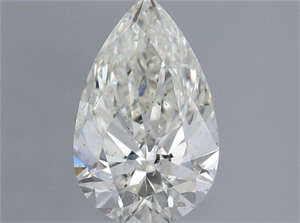 Picture of Natural Diamond 1.00 Carats, Pear with  Cut, J Color, SI2 Clarity and Certified by GIA