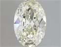 Natural Diamond 1.00 Carats, Oval with  Cut, J Color, IF Clarity and Certified by IGI