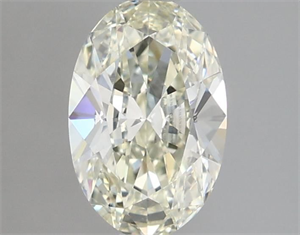 Picture of Natural Diamond 1.00 Carats, Oval with  Cut, J Color, IF Clarity and Certified by IGI