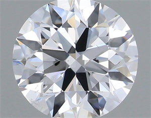 Picture of Natural Diamond 0.40 Carats, Round with Excellent Cut, D Color, SI1 Clarity and Certified by IGI