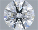 Natural Diamond 0.41 Carats, Round with Excellent Cut, D Color, SI1 Clarity and Certified by IGI