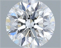 Natural Diamond 0.40 Carats, Round with Excellent Cut, D Color, VS2 Clarity and Certified by IGI