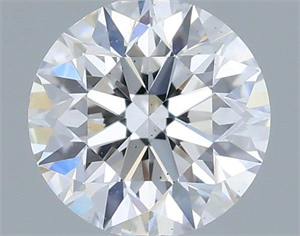 Picture of Natural Diamond 0.40 Carats, Round with Excellent Cut, D Color, VS2 Clarity and Certified by IGI