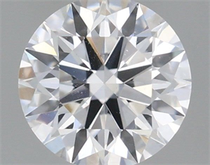 Picture of Natural Diamond 0.42 Carats, Round with Excellent Cut, D Color, SI1 Clarity and Certified by IGI