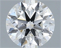 Natural Diamond 0.41 Carats, Round with Excellent Cut, E Color, VS2 Clarity and Certified by IGI