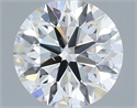 Natural Diamond 0.40 Carats, Round with Excellent Cut, E Color, VS2 Clarity and Certified by IGI