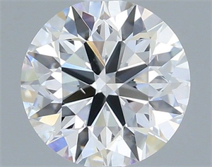 Picture of Natural Diamond 0.40 Carats, Round with Excellent Cut, E Color, VS2 Clarity and Certified by IGI