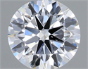 Natural Diamond 0.40 Carats, Round with Excellent Cut, E Color, SI1 Clarity and Certified by IGI