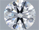Natural Diamond 1.70 Carats, Round with Excellent Cut, G Color, IF Clarity and Certified by IGI