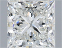 Natural Diamond 1.23 Carats, Princess with  Cut, G Color, VVS1 Clarity and Certified by IGI